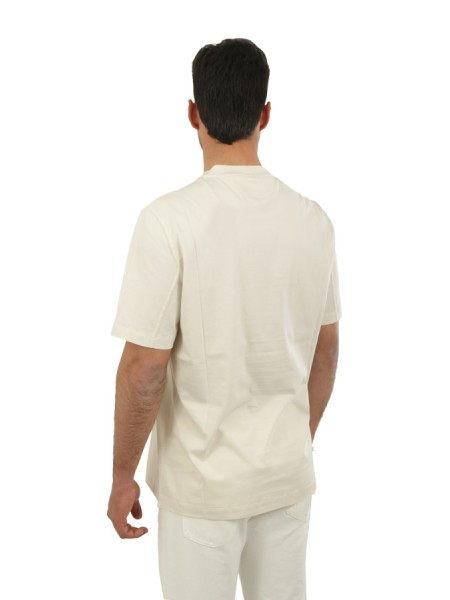 T-Shirt Brunello Cucinelli Solomeo English White